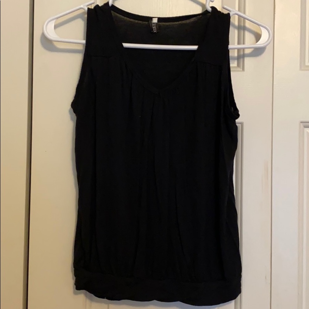 Black tank top